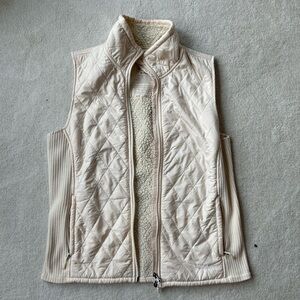 Cream winter vest
